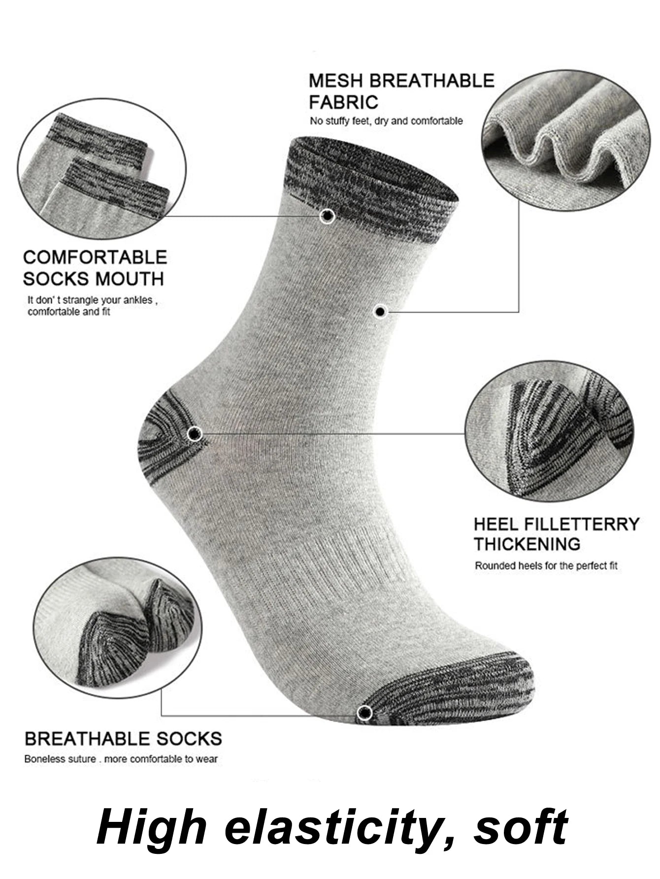 3 Pairs Premium Thermal Comfort Socks