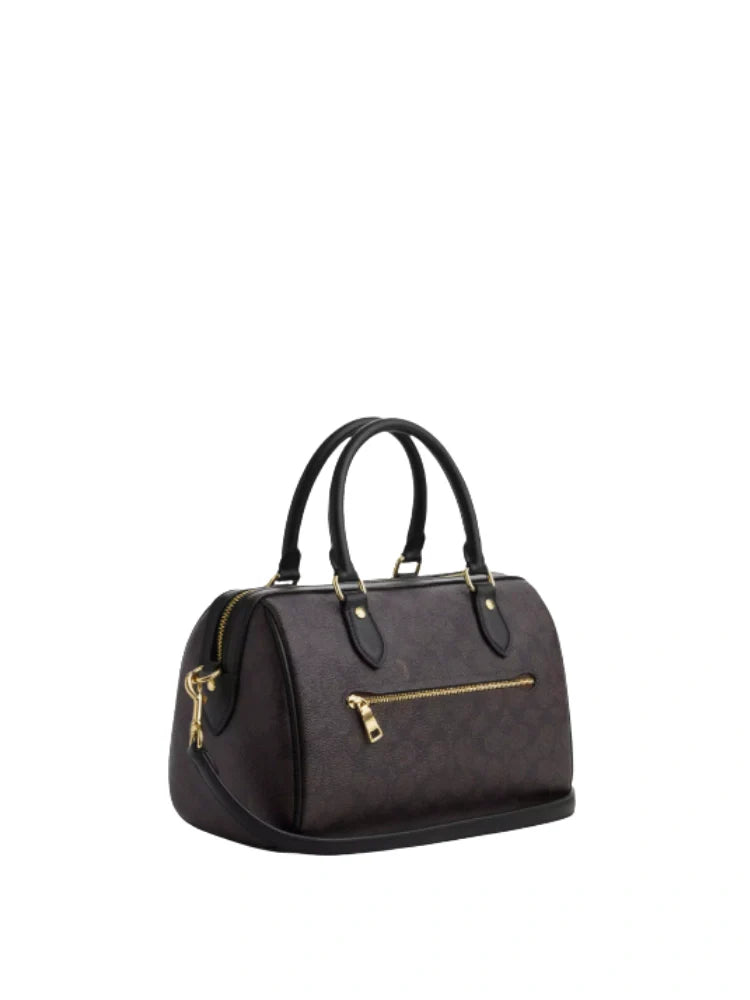 ROWAN SATCHEL BAG IN SIGNATURE CANVAS